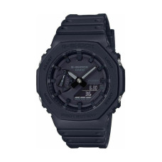 CASIO G-SHOCK Chronograph Black Rubber Strap GA-2100-1A1ER