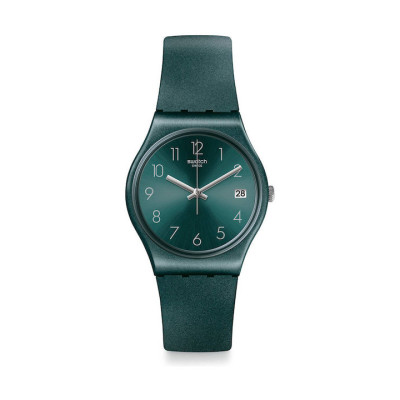 Swatch Ashbaya Green Rubber Strap GG407