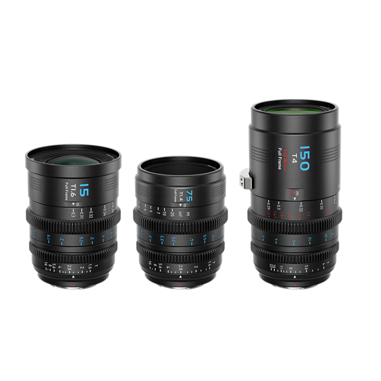 SIRUI Vision Prime 15mm, 75mm & 150mm (σετ 3 φακών) Full-Frame κινηματογραφικός φακός