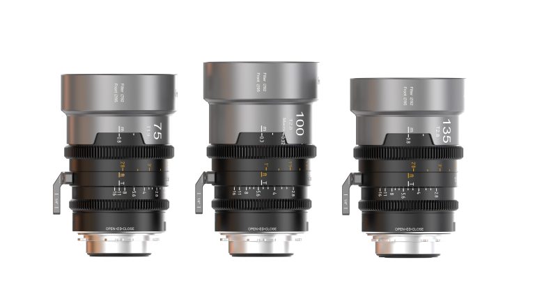 SIRUI IronStar 75mm, 100mm & 135mm (σετ 3 φακών) T1.9 1.5x Full-Frame αναμορφικός κινηματογραφικός φακός