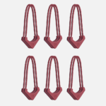WORRYLESS™️ Locking Zipper Pullers in Rhone Burgundy