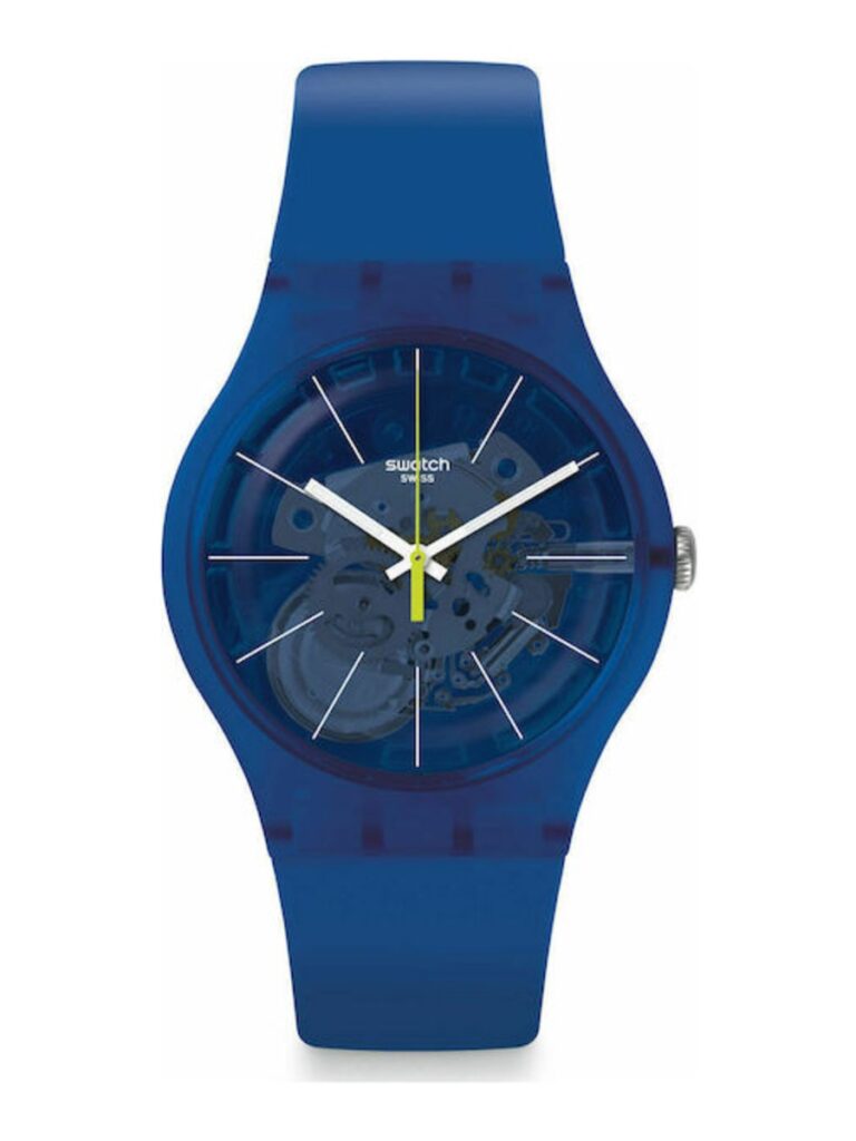 Ρολόι Swatch Blue Sirup Blue Sillicon Strap SUON142